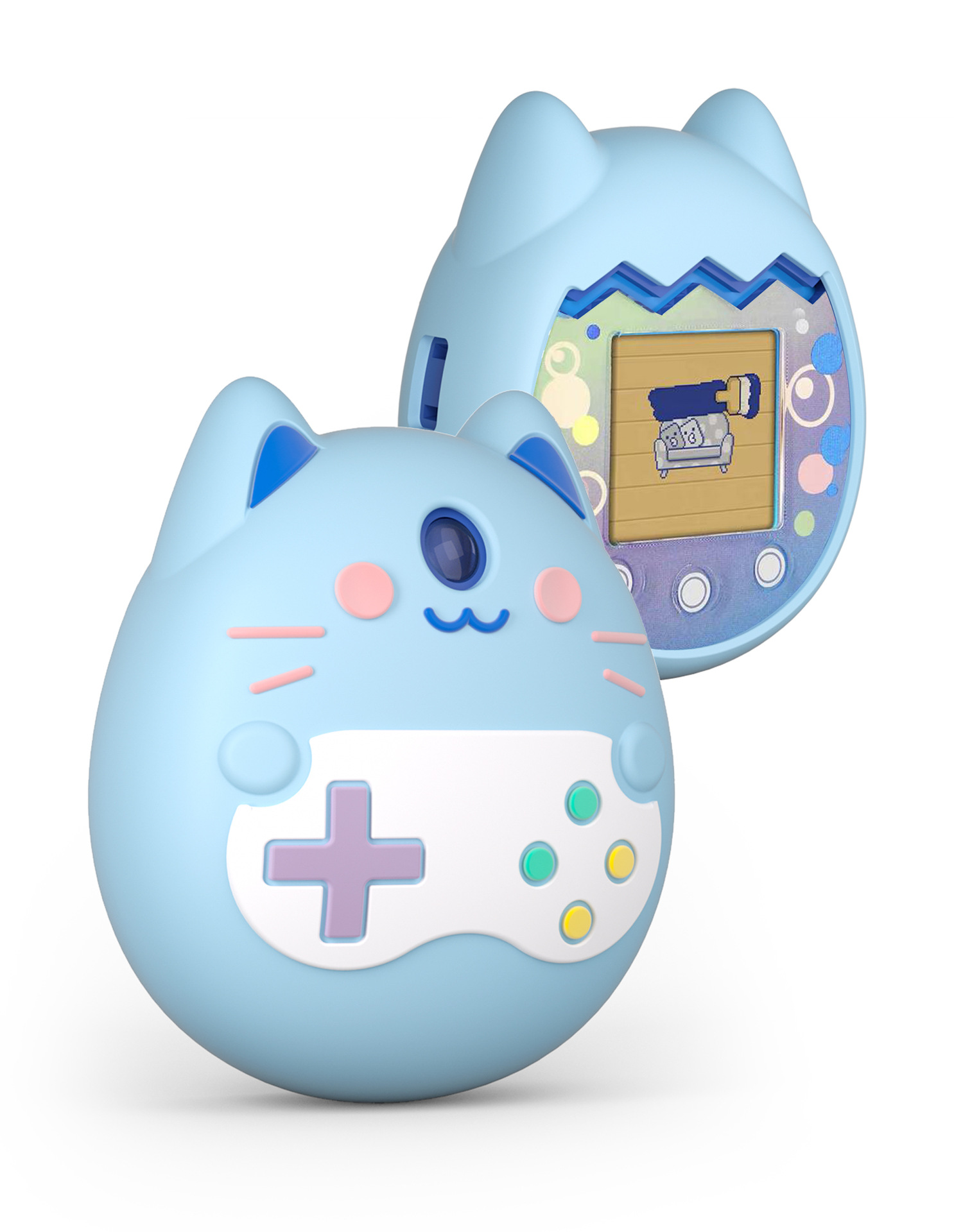Tamagotchi Electronic Pet Virtual - Schokbestendige siliconen virtuele elektronische huisdierspelmachine beschermhoes