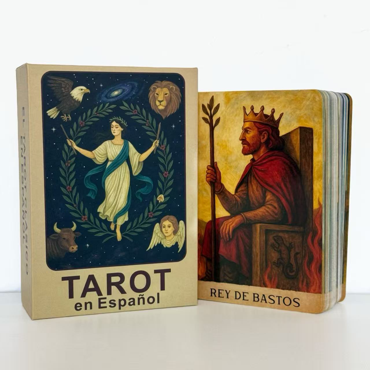 Tarot Cards Deck With Guidebook - Spaans Tarot Deck, klassieke tarotkaarten met