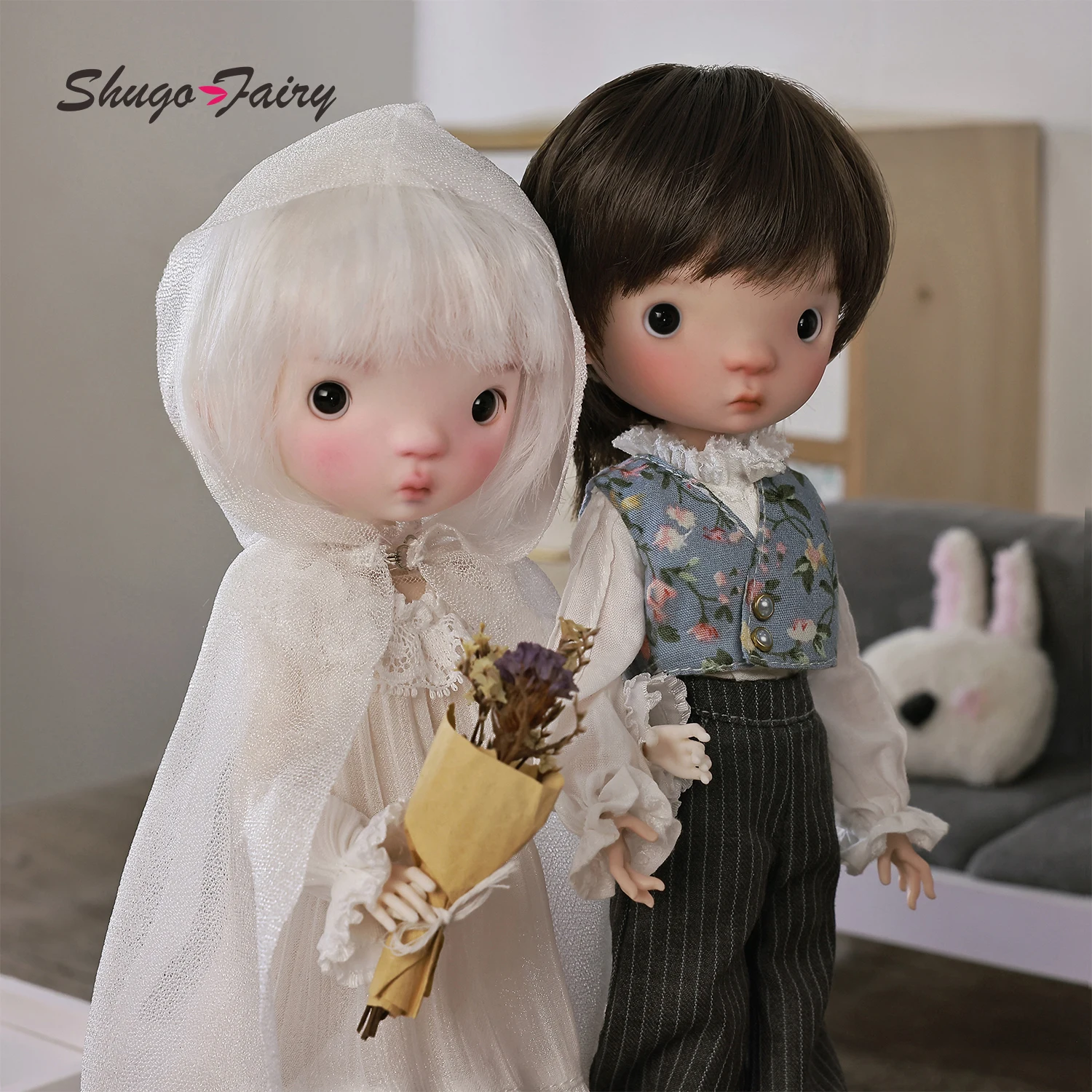 Bjd Doll 1 6 Full Set With Clothes - ShugaFairy Peaches 1/6 Bjd Poppen 30cm