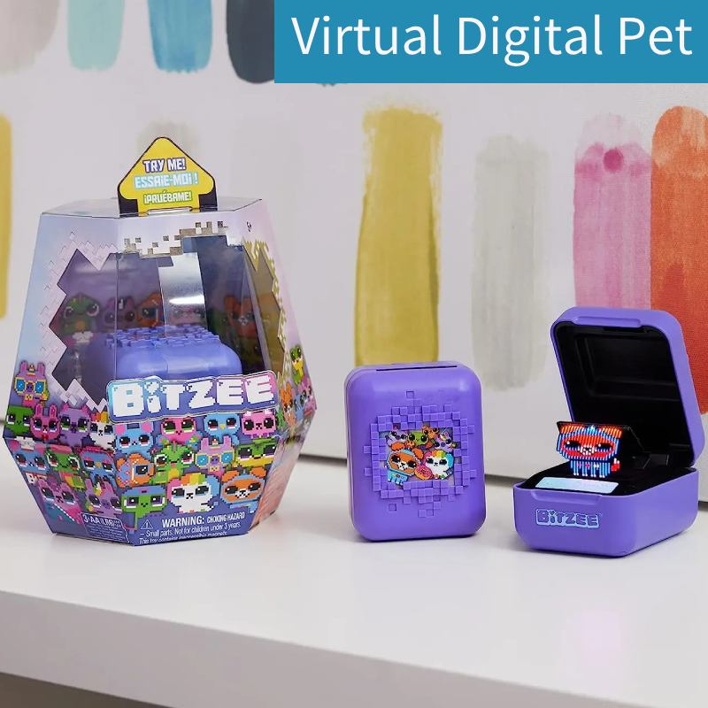 Tamagotchi Electronic Pet Virtual - Bitzee Tamagotchi Speelgoed Virtueel digitaal huisdierspeelgoed