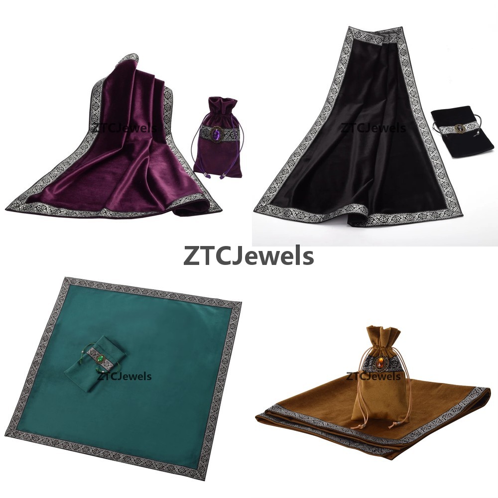 Board Games - Fluwelen Tarot-tafelkleed met tas Wicca Divination