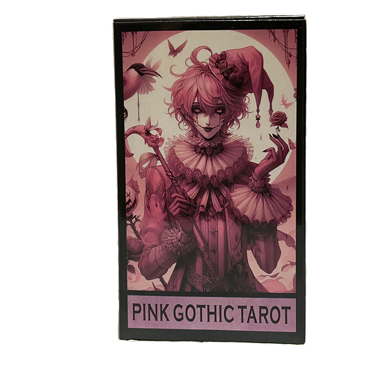 Tarot Cards Deck With Guidebook - Roze Gotische Tarot Deck 78 Kaarten