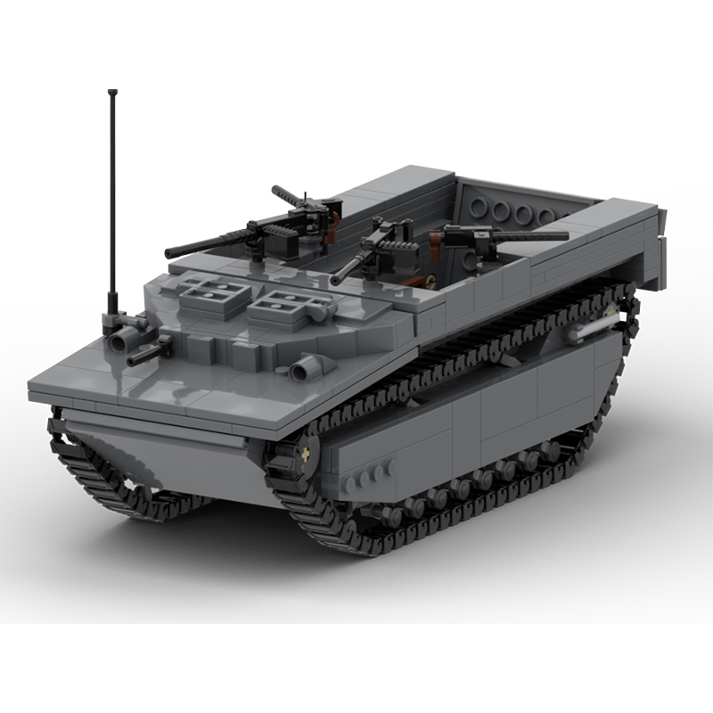 Lego Compatible Military Tank - LVT-4 Moderne Militaire Tanks Model MOC