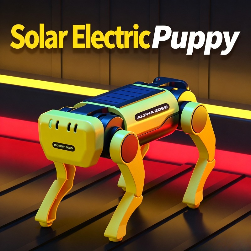 Stem Solar Robot Kit For Kids - DIY op zonne-energie werkende mechanische hond