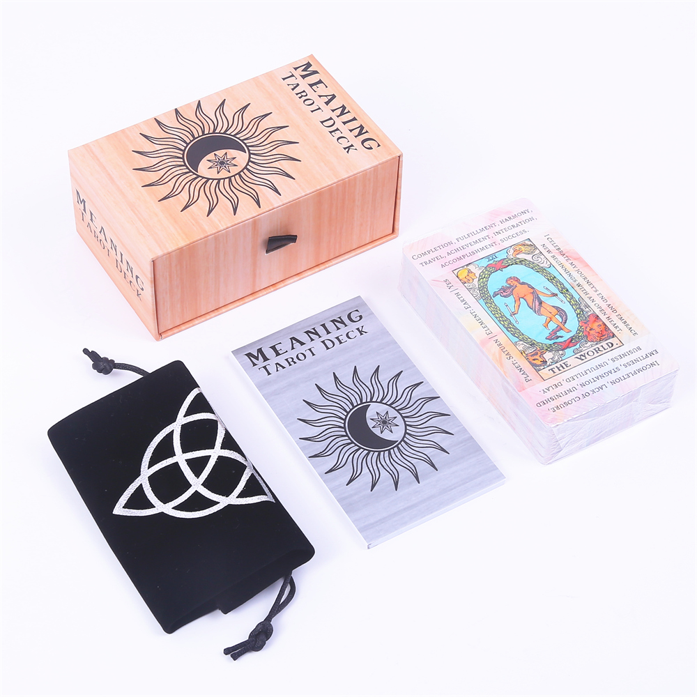 Tarot Cards Deck With Guidebook - 12 * 7 cm betekenis Tarot