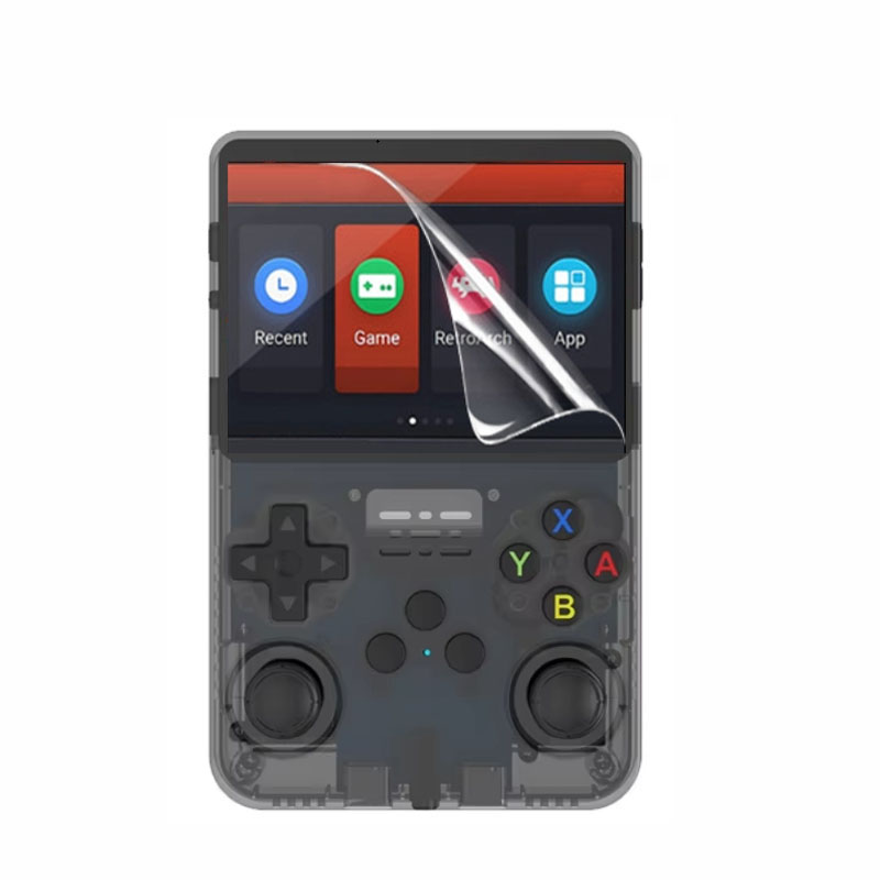 Retro Handheld Game Console R36S - 3pcs TPU Zachte Film Screen Protector