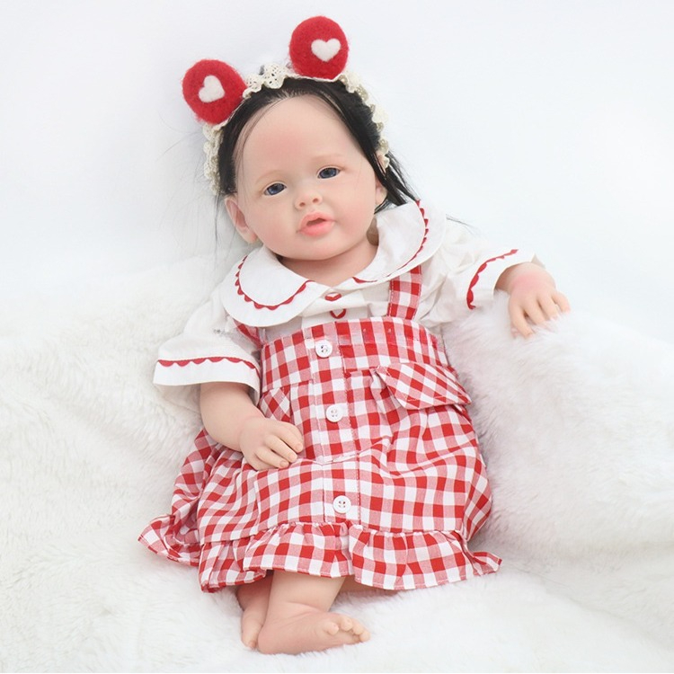 Reborn Baby Doll Silicone Realistic - 22 Inch Realistische Siliconen Reborn Babypop