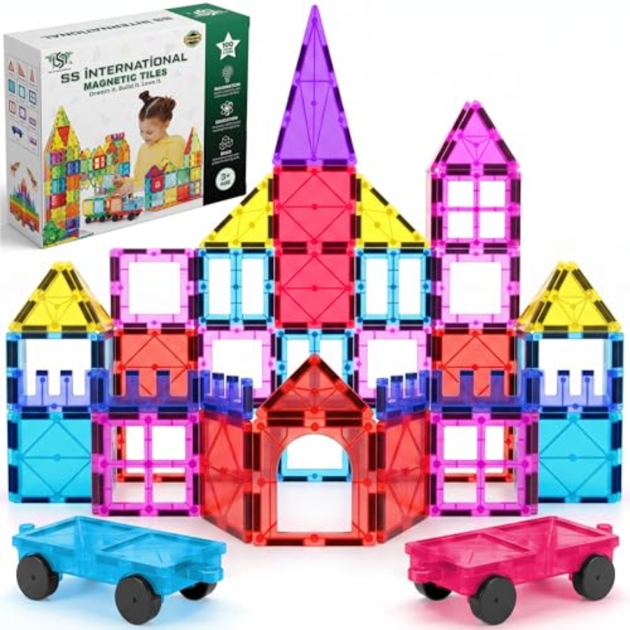 Magnetische bouwstenen set van - Magnetic Building Tiles Set 100Pcs recensie en prijs