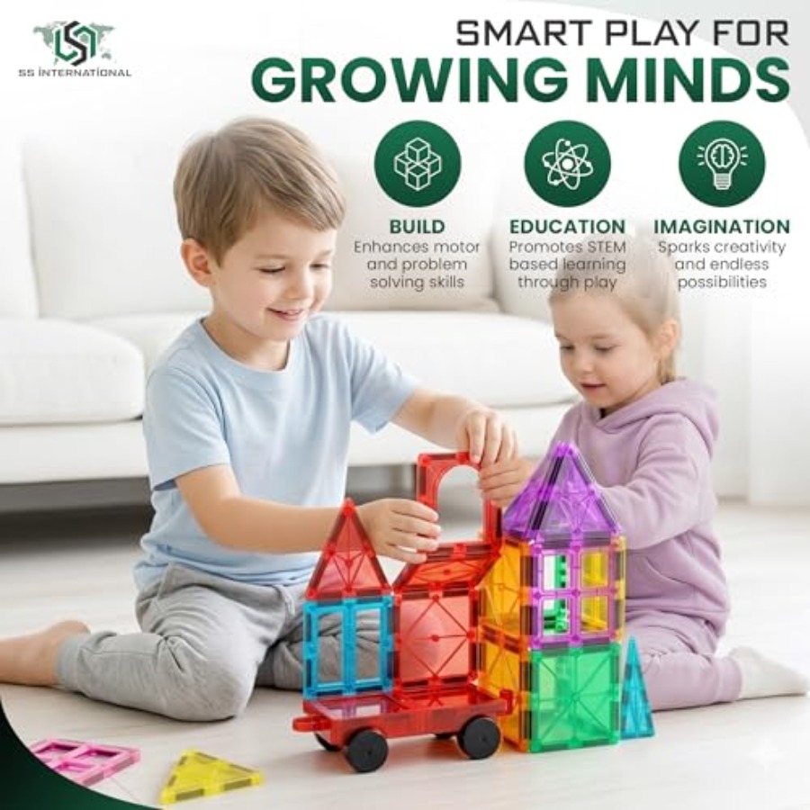 Magnetische bouwstenen set van - Magnetic Building Tiles Set 100Pcs recensie en prijs
