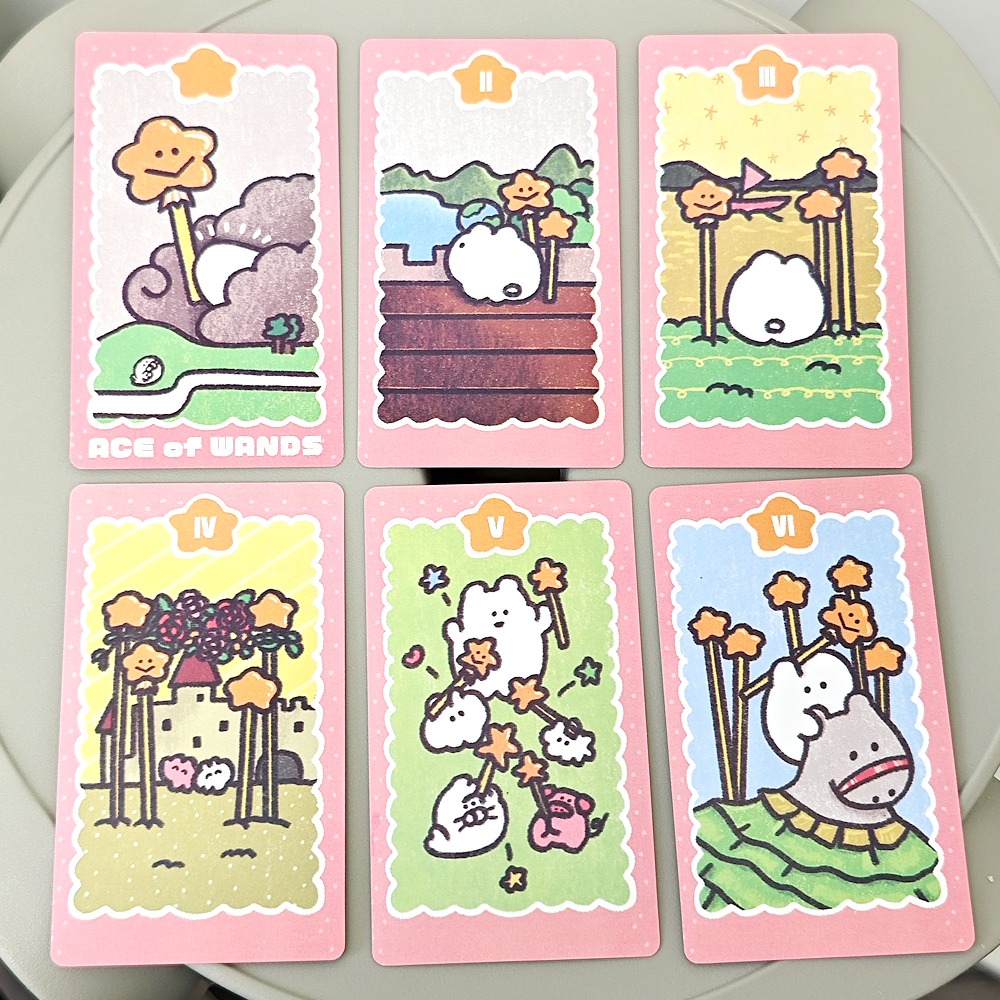 10,3 * 6 cm Mokmok Chan Tarot  - Tarot Cards Deck With Guidebook recensie en prijs