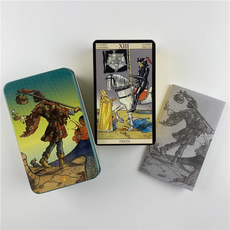 Metalen doos vergulde editie B - Tarot Cards Deck With Guidebook recensie en prijs