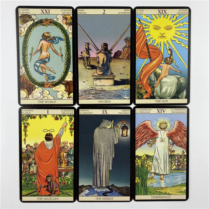 Metalen doos vergulde editie B - Tarot Cards Deck With Guidebook recensie en prijs