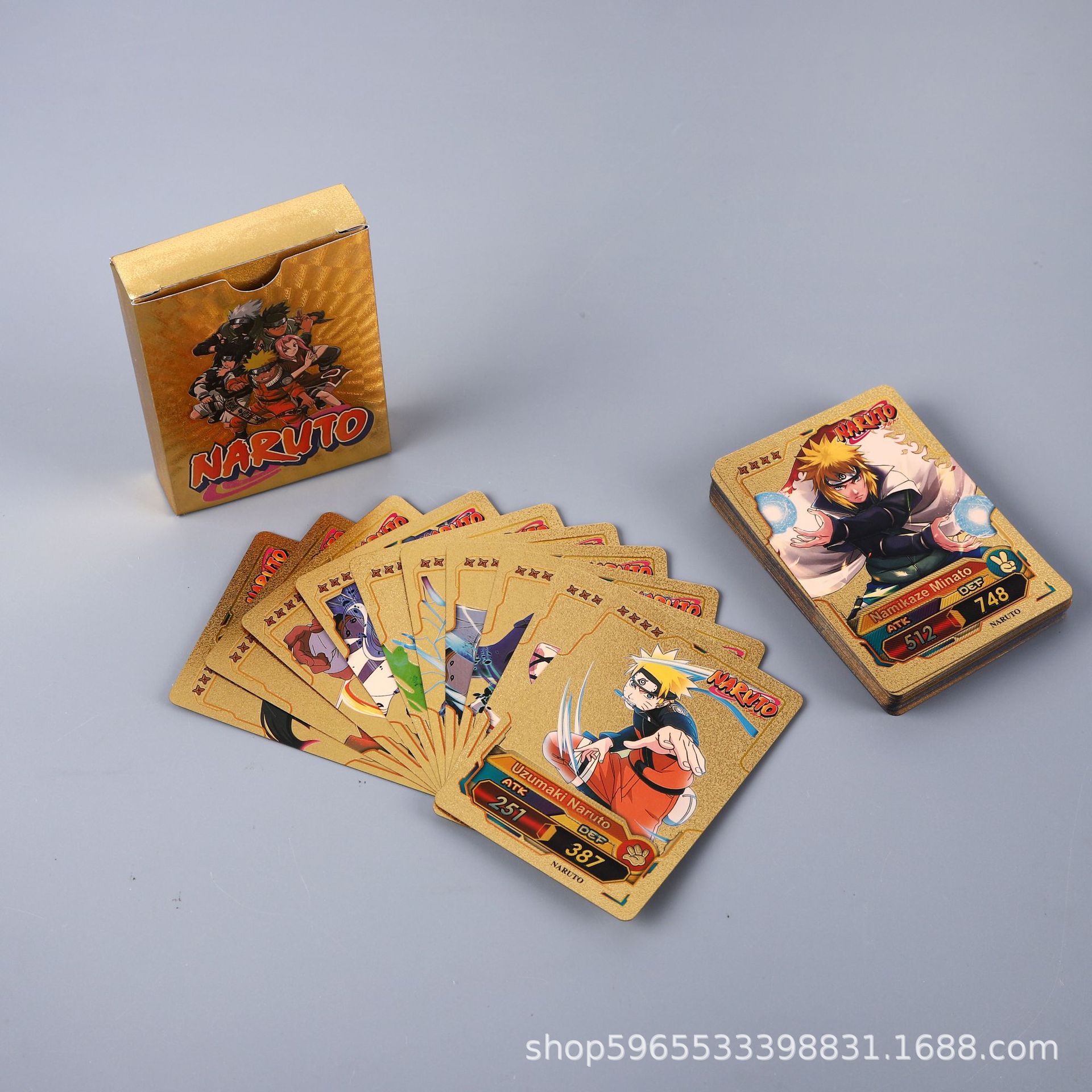 55 stuks Naruto-kaart goud Eng - Board Games recensie en prijs