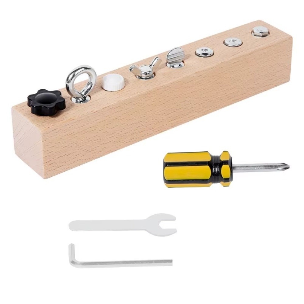 Nieuw draagbaar Montessori sch - Montessori Wooden Busy Board Toddler recensie en prijs