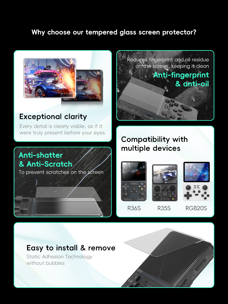 DATA FROG R36S Screen Protecto - Retro Handheld Game Console R36S recensie en prijs