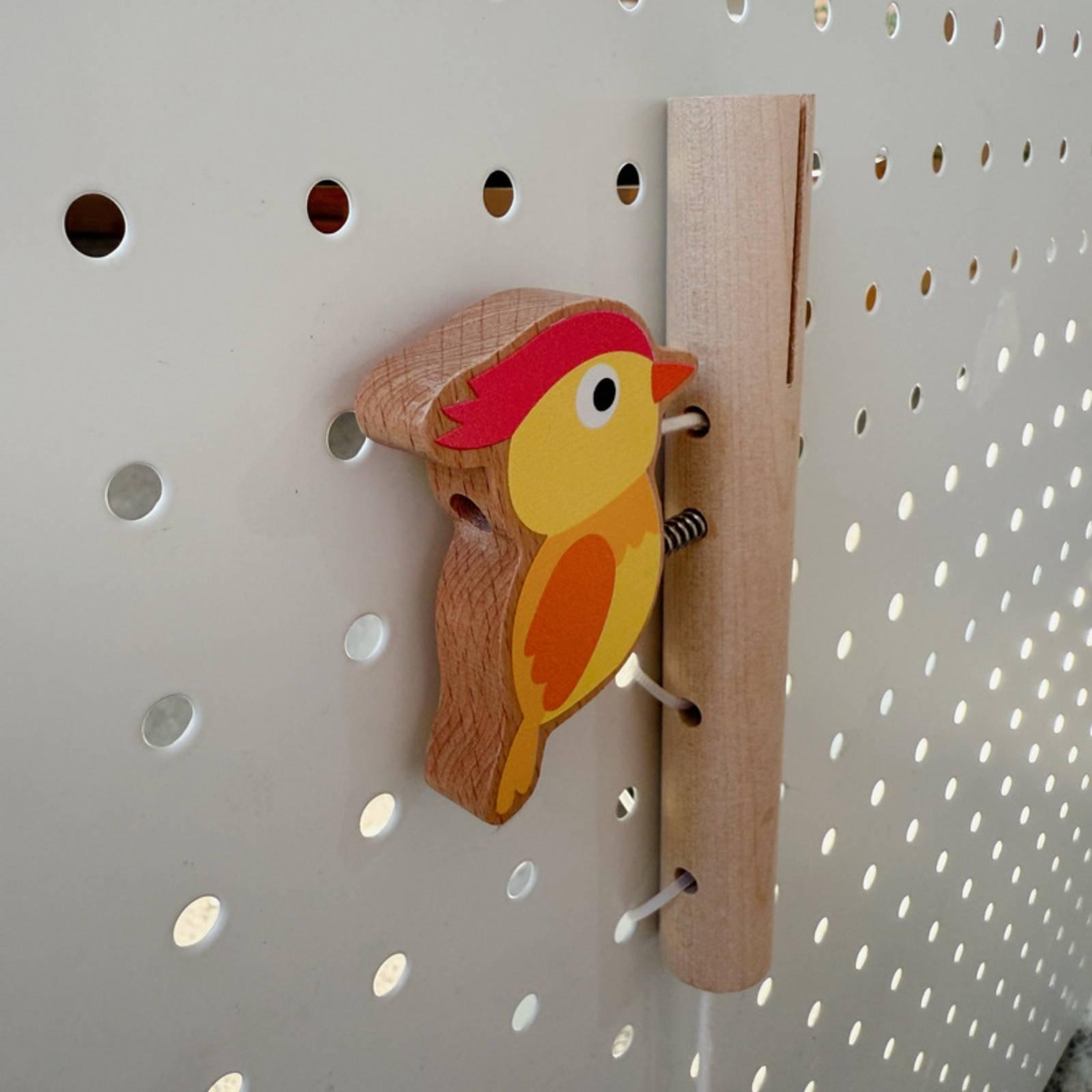 Houten activiteitenbord met tr - Montessori Wooden Busy Board Toddler recensie en prijs