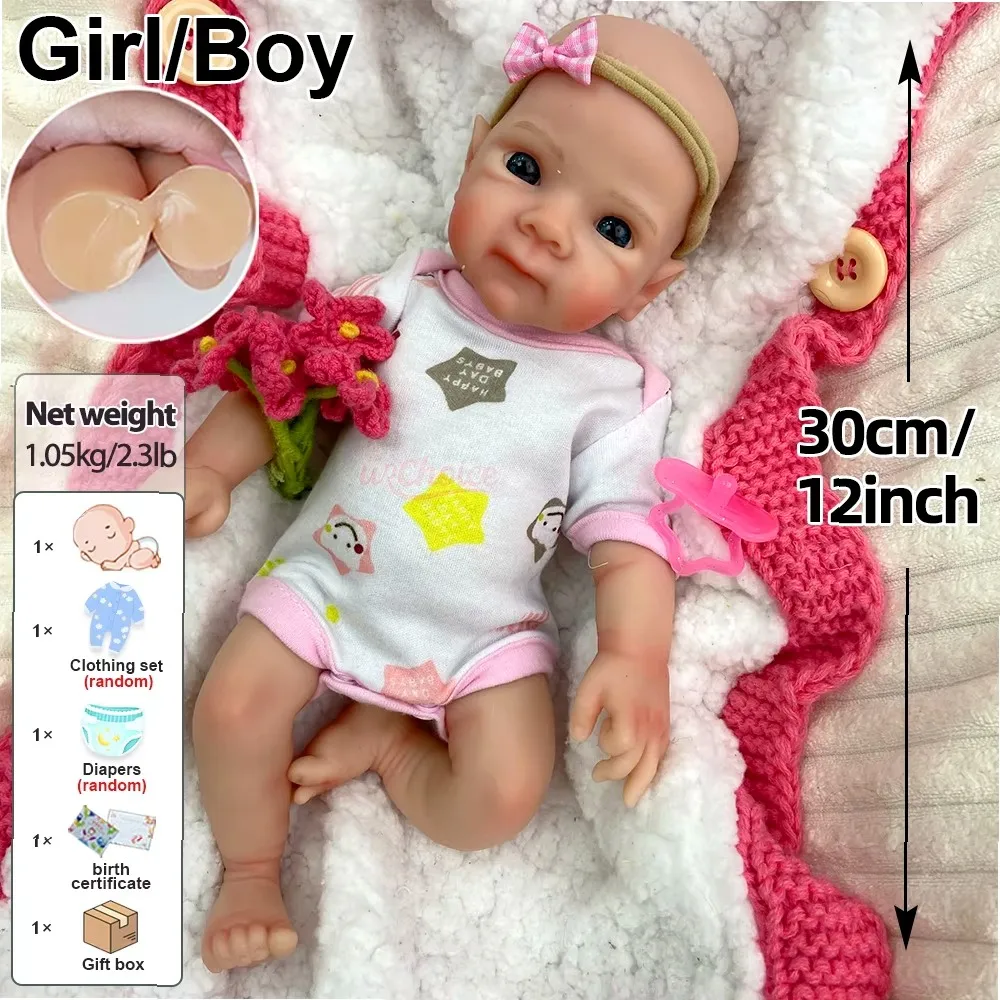 12 inch siliconen reborn babyp - Reborn Baby Doll Silicone Realistic recensie en prijs