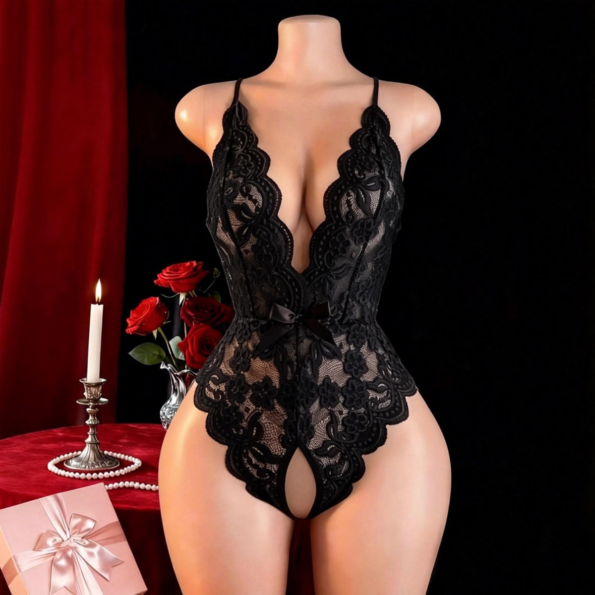 Hot Crotchless sexy lingerie v - Dolls recensie en prijs