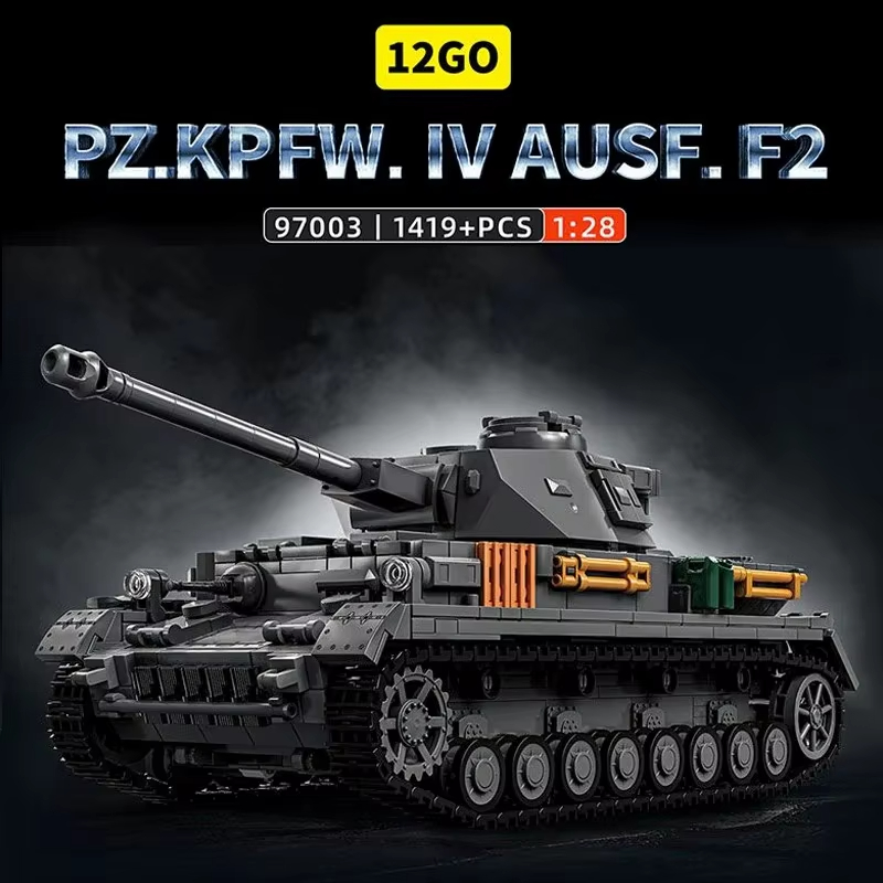 1419 PCS 1:28 GER DE Panzer IV - Lego Compatible Military Tank recensie en prijs
