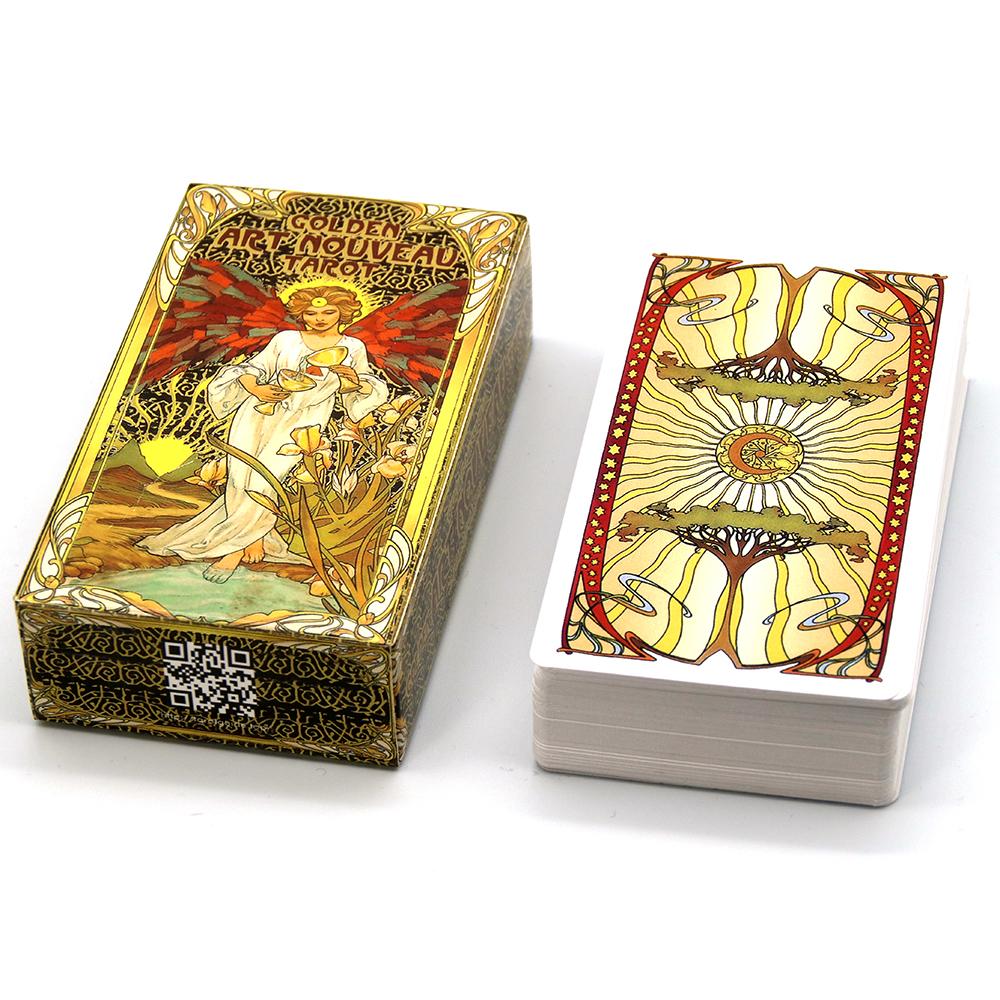 10,3*6cm Gouden Art Nouveau Ta - Tarot Cards Deck With Guidebook recensie en prijs
