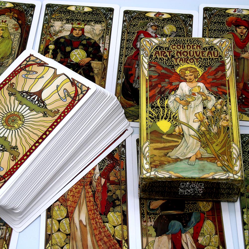 10,3*6cm Gouden Art Nouveau Ta - Tarot Cards Deck With Guidebook recensie en prijs