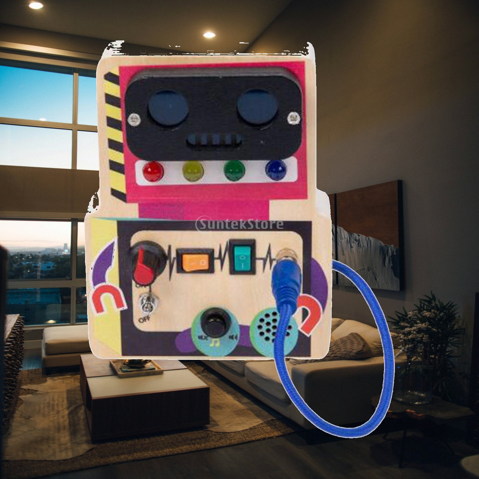 LED Houten Zintuiglijk Bord vo - Montessori Wooden Busy Board Toddler recensie en prijs