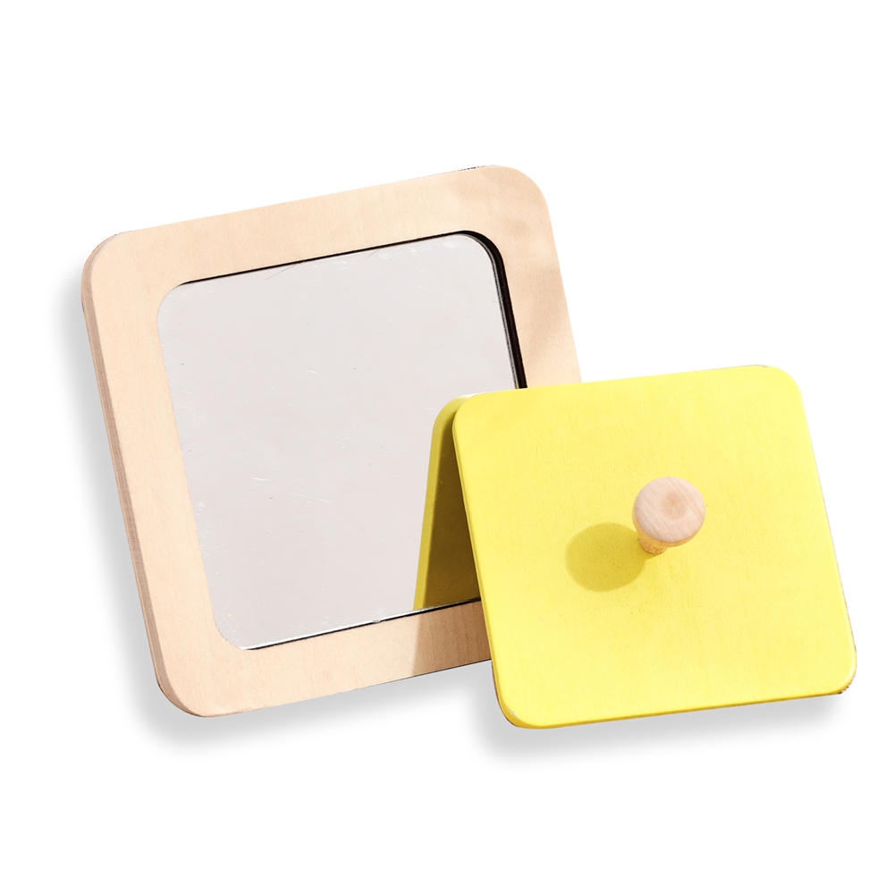 Montessori Houten Spiegelpuzze - Montessori Wooden Busy Board Toddler recensie en prijs