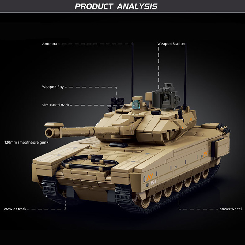 Militaire 924-delige Delta For - Lego Compatible Military Tank recensie en prijs