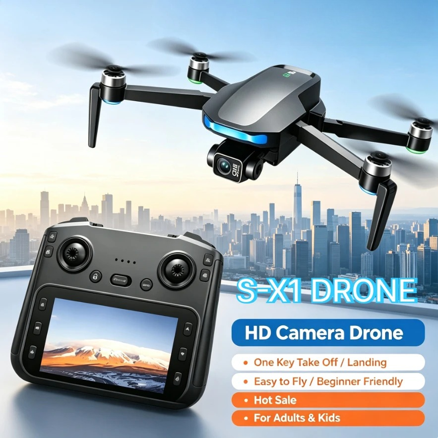 Originele S-X1 GPS Drone 8K HD - Fpv Brushless Rc Drone 4K recensie en prijs