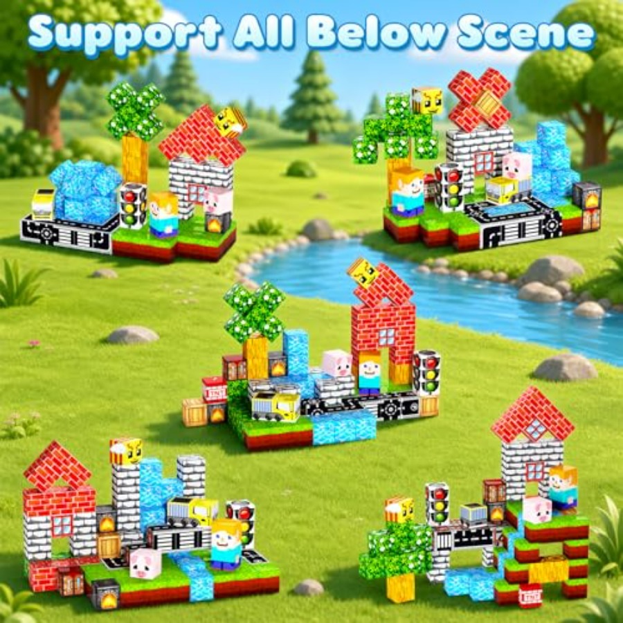 100 stuks magnetische blokken, - Magnetic Building Tiles Set 100Pcs recensie en prijs