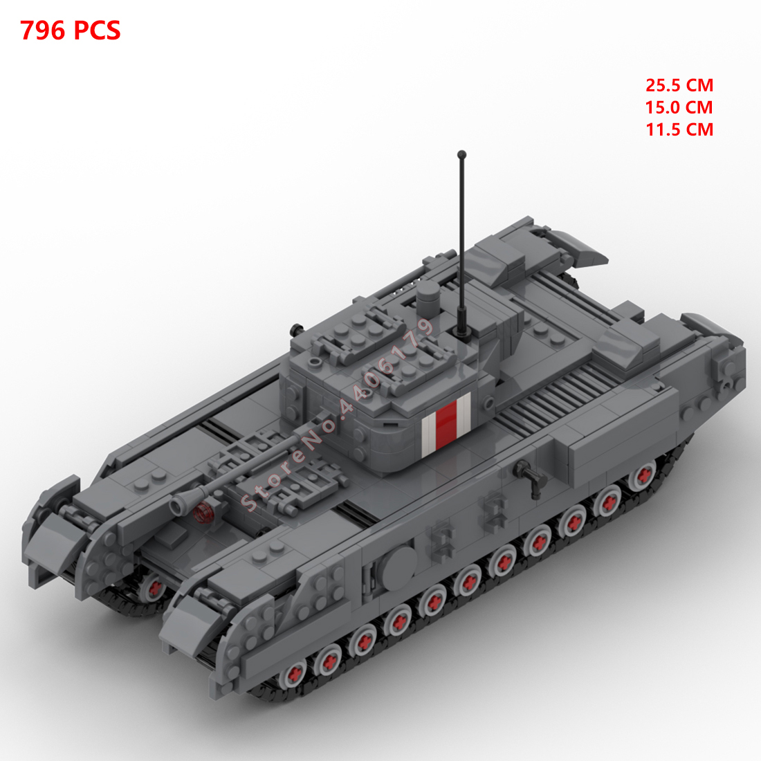 Hot Militaire Wwii Uk Army Chu - Lego Compatible Military Tank recensie en prijs