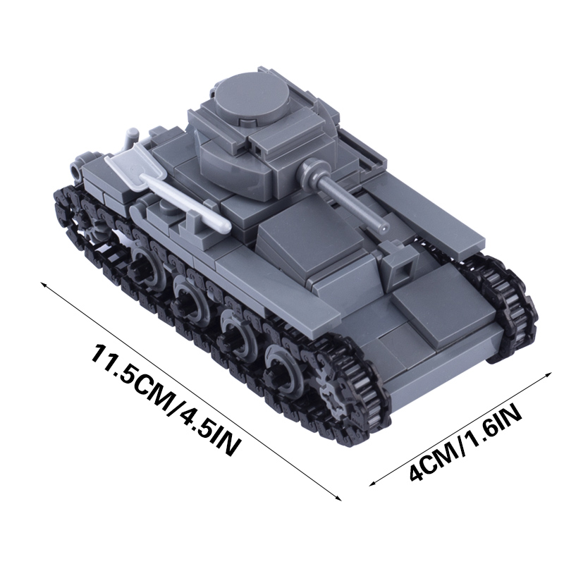 WW2 Japan Militaire Tank Bouws - Lego Compatible Military Tank recensie en prijs
