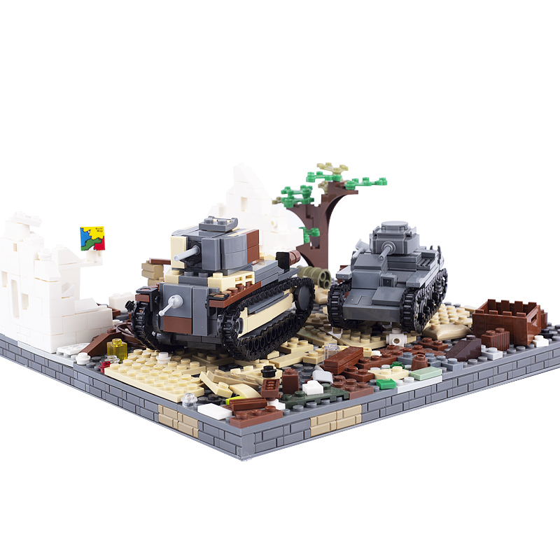 WW2 Japan Militaire Tank Bouws - Lego Compatible Military Tank recensie en prijs