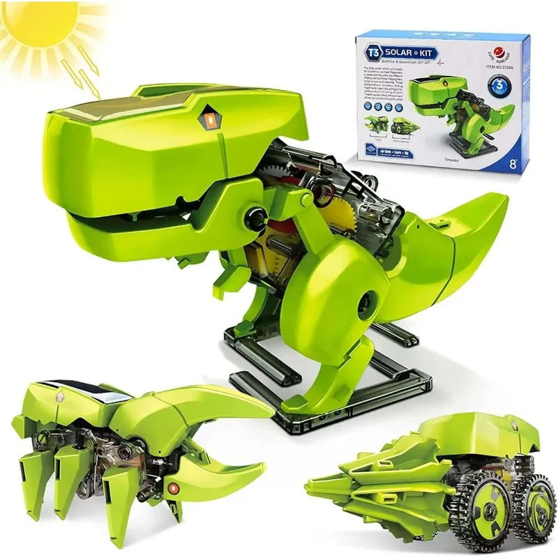 3-in-1 Solar Robot Kit, Dinosa - Stem Solar Robot Kit For Kids recensie en prijs