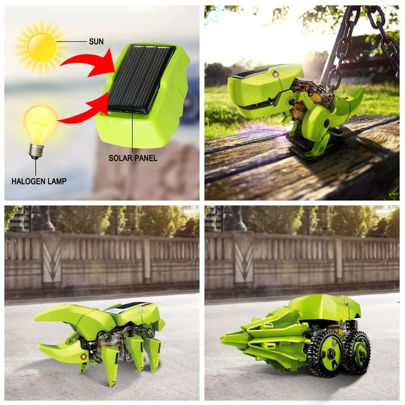 3-in-1 Solar Robot Kit, Dinosa - Stem Solar Robot Kit For Kids recensie en prijs