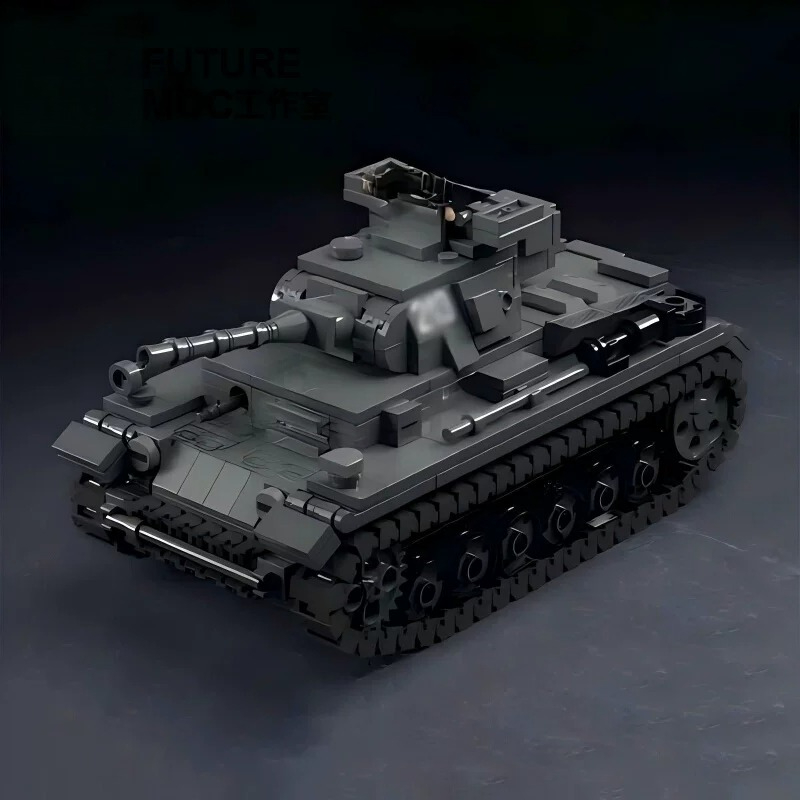 MOC WW2 F-type Zware Tank Twee - Lego Compatible Military Tank recensie en prijs