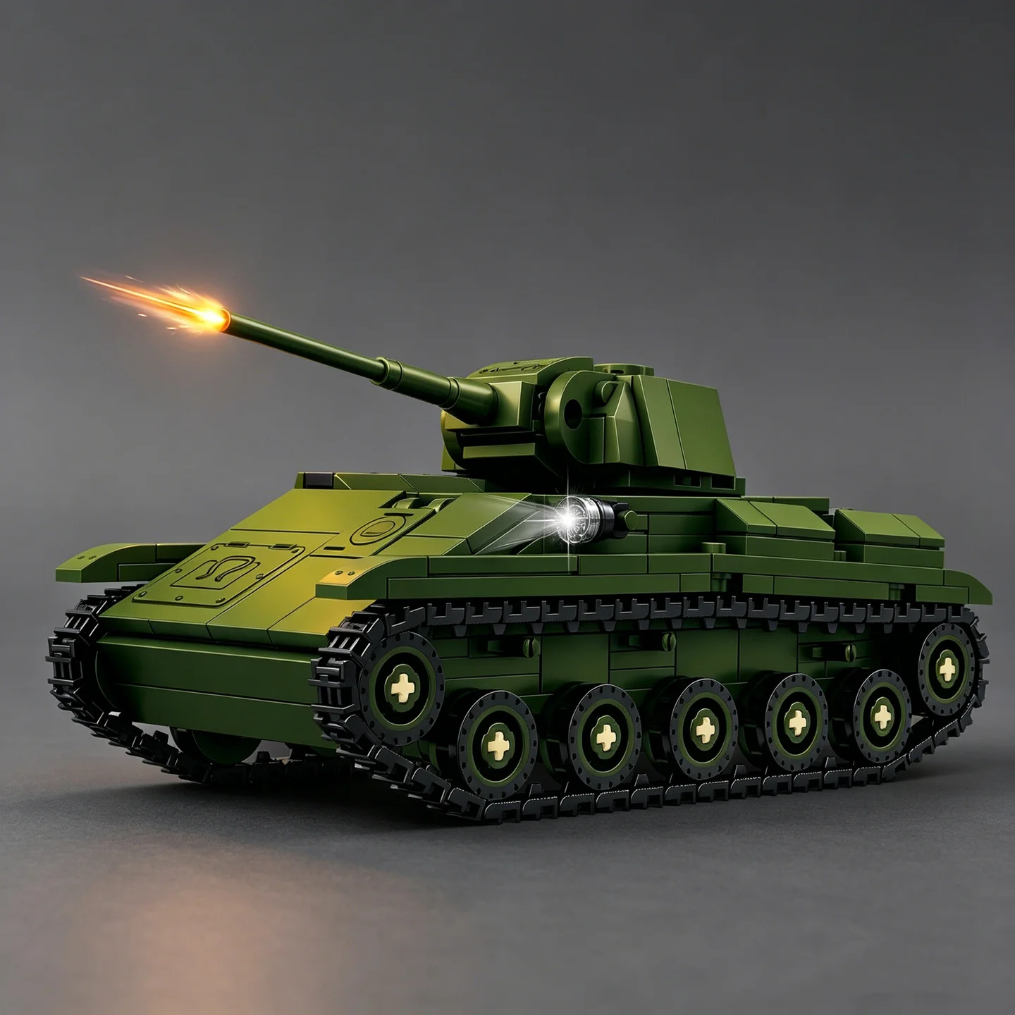 Militair Sovjet Rode Leger T-7 - Lego Compatible Military Tank recensie en prijs