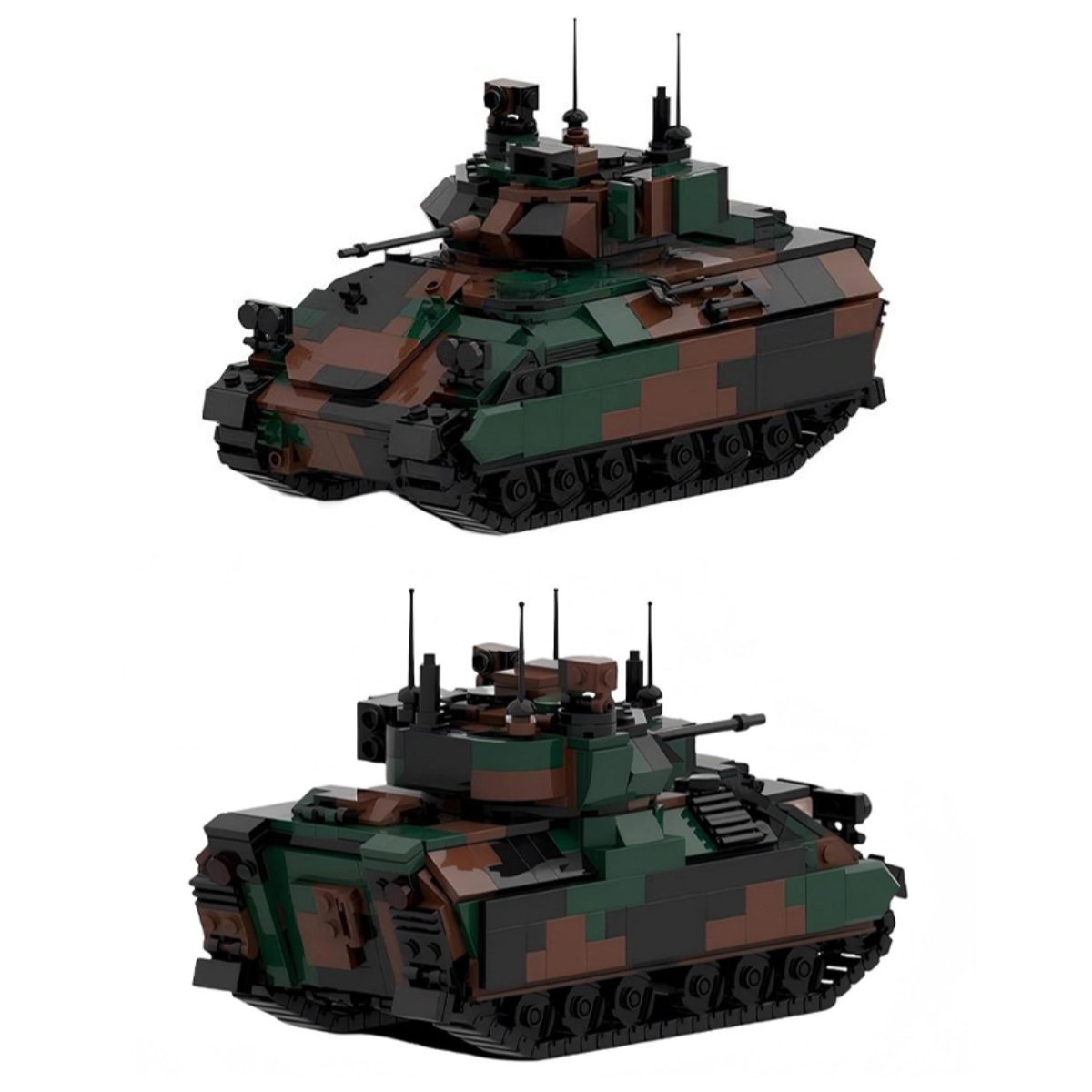 MOC Militaire Serie Gevolgd Ge - Lego Compatible Military Tank recensie en prijs