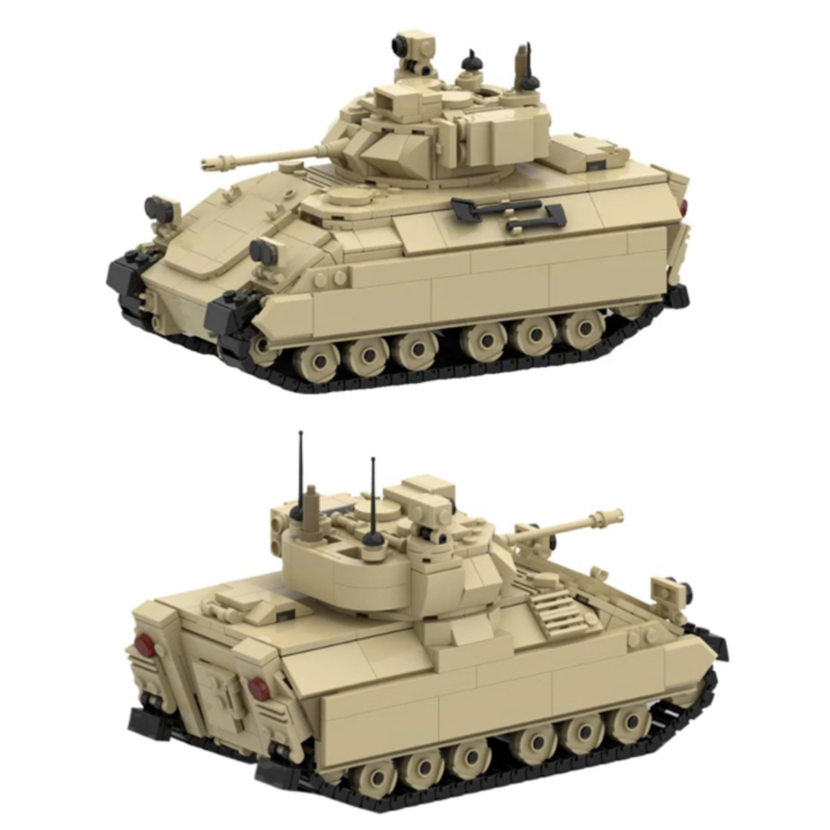 MOC Militaire Serie Gevolgd Ge - Lego Compatible Military Tank recensie en prijs